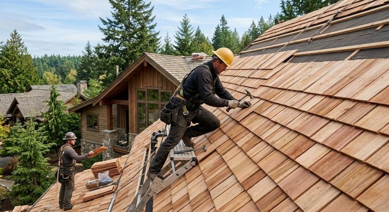 Wood Roofing Installation in Alexandria, VA