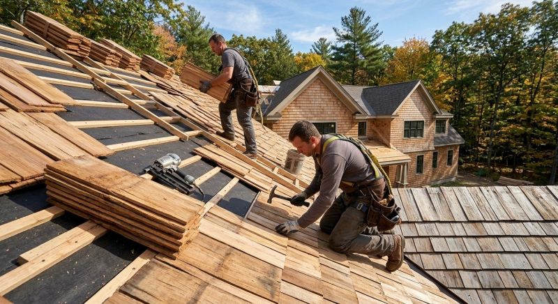 Wood Roofing Installation in Alexandria, VA