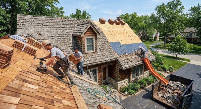 Wood Shake Roof Replacement in Fredericksburg, VA