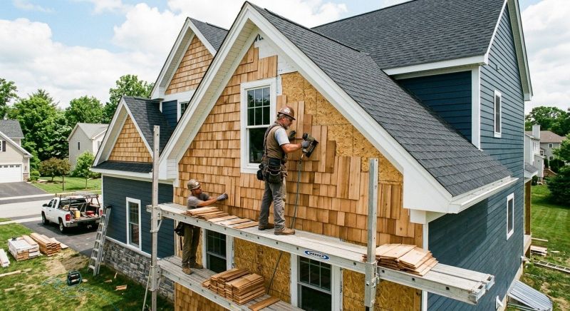 Wood Shake Siding Installation in Norwalk, CT