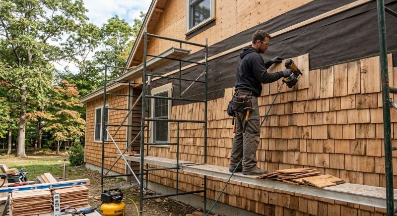Wood Shake Siding Installation in Fairfield County, CT